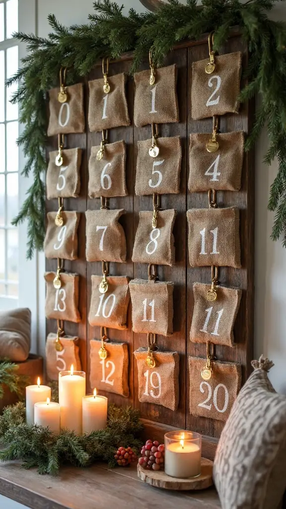 rustic farmhouse charming aromatic advent calendar