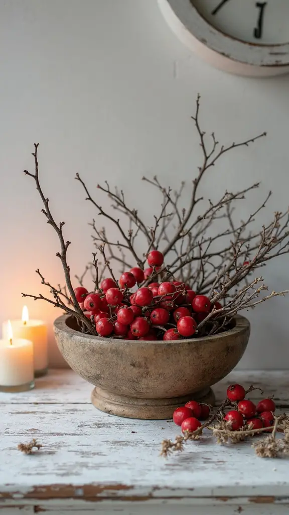 rustic farmhouse christmas accents