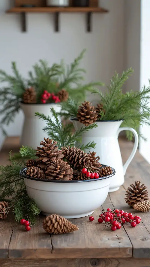 rustic farmhouse christmas d cor