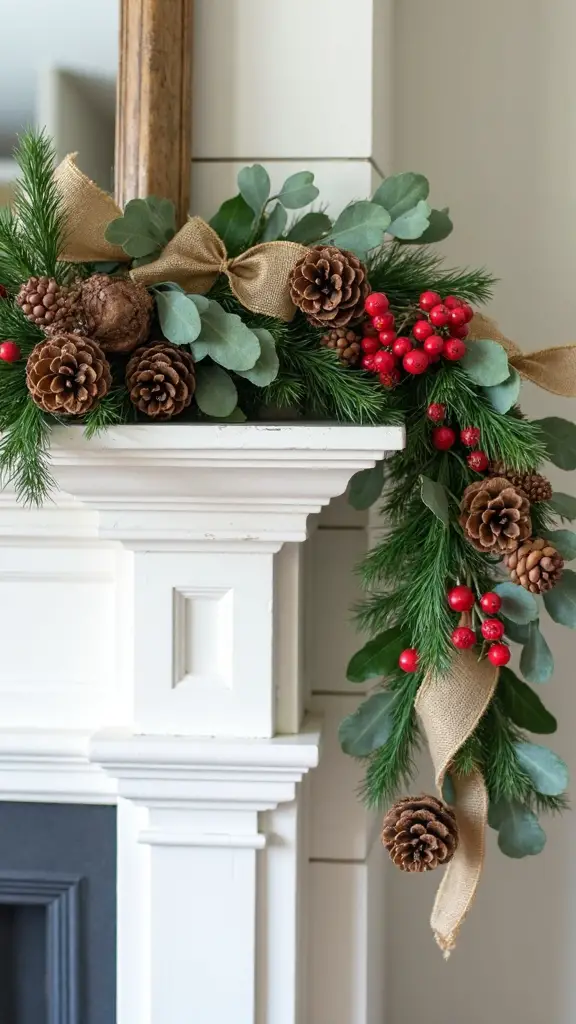 rustic farmhouse christmas nature decor