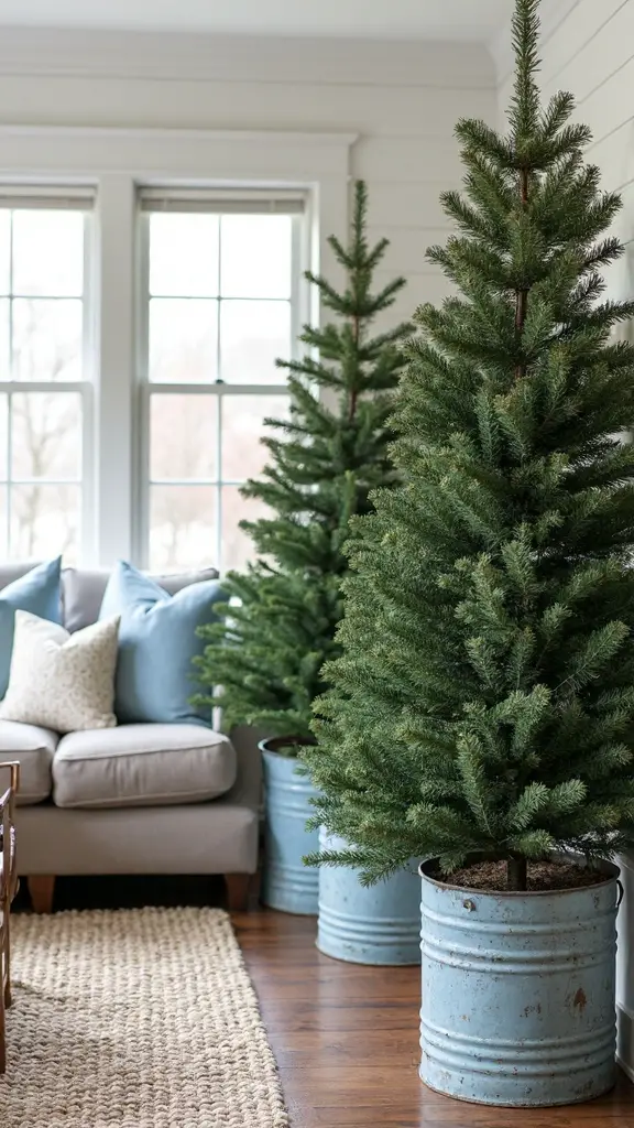 rustic farmhouse christmas tree collars