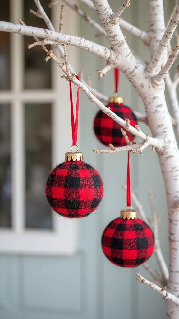 rustic farmhouse christmas tree ornaments