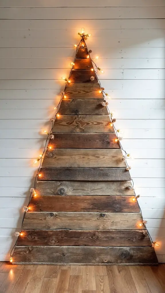 rustic farmhouse christmas tree wall art