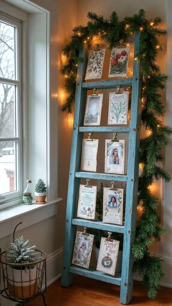 rustic festive versatile card display