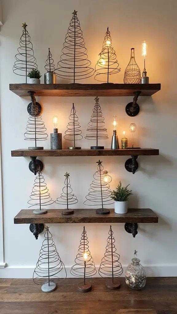 rustic industrial farmhouse christmas aesthetic