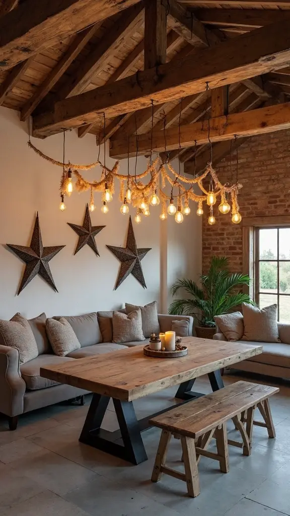 rustic industrial farmhouse christmas decor