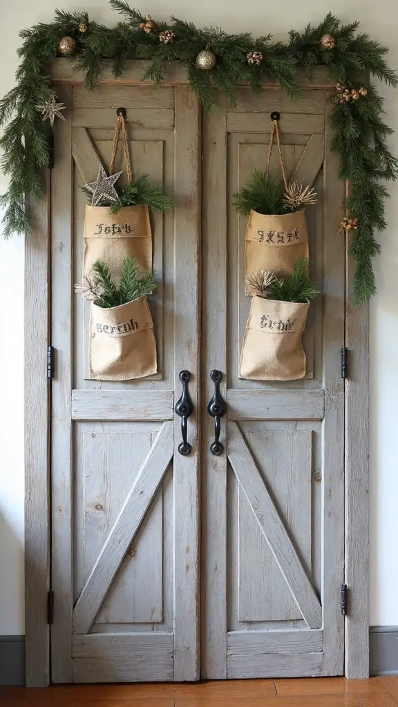 rustic interactive farmhouse inspired advent displays
