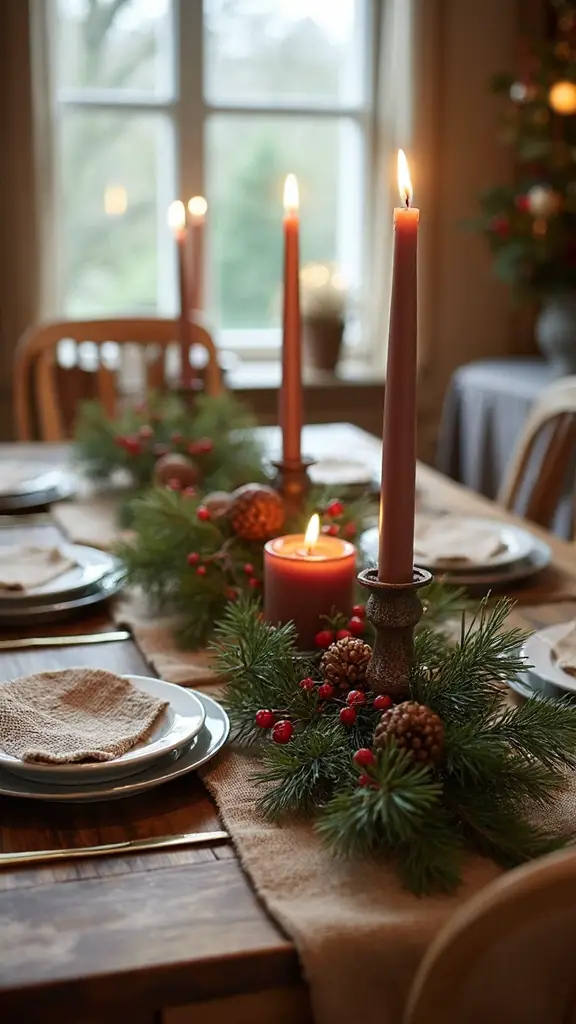 rustic natural cozy illuminated