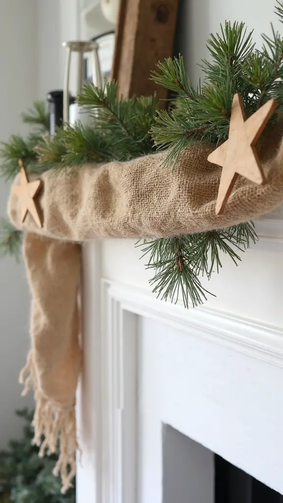 rustic natural elegant charming farmhouse garland