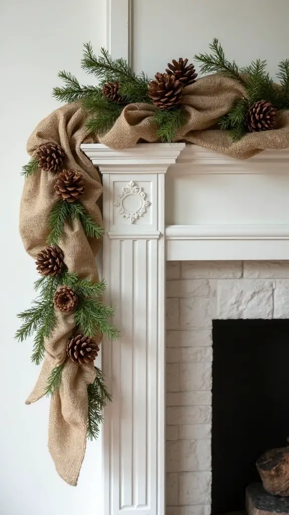 rustic natural farmhouse style decorative garland