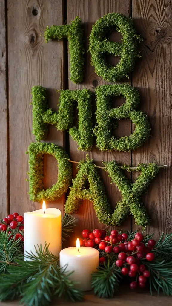 rustic natural handcrafted holiday decor