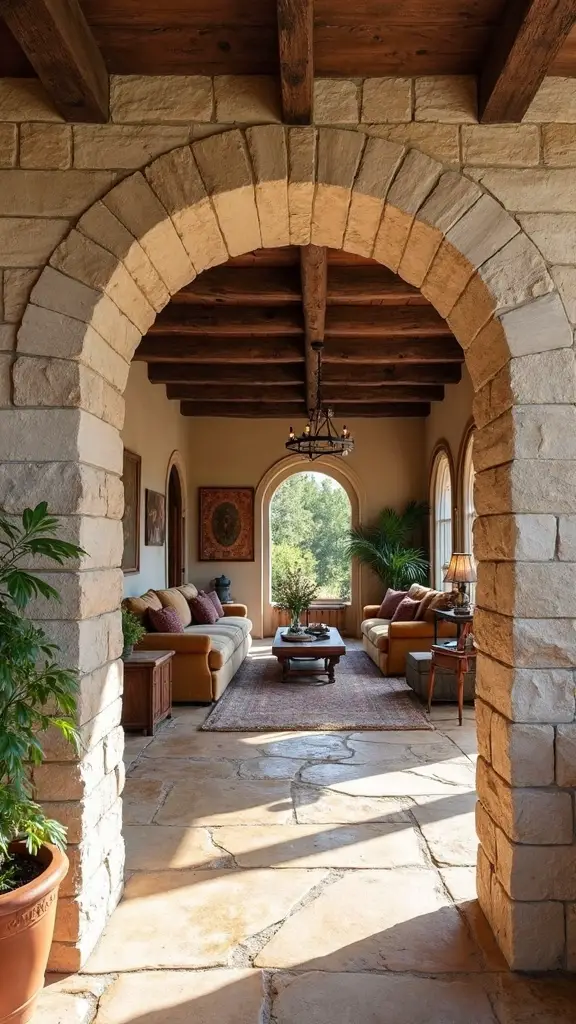 rustic natural warm inviting