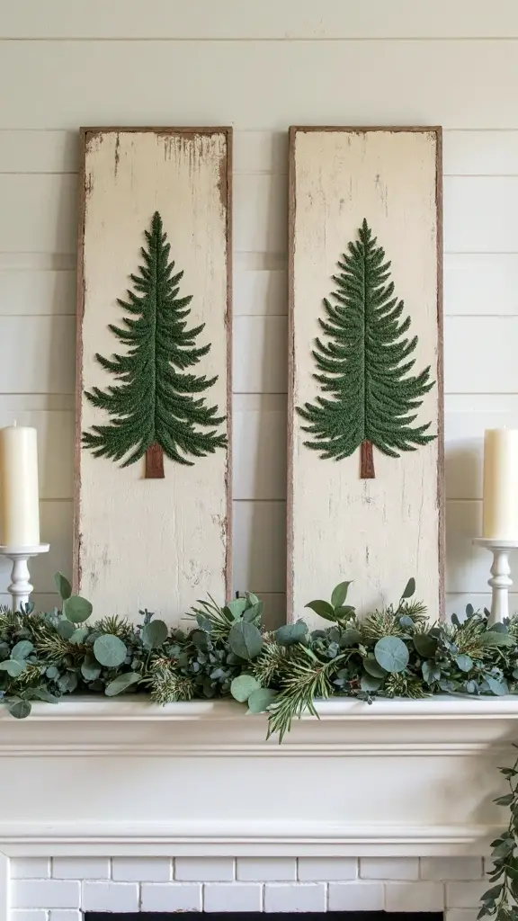 rustic neutral farmhouse christmas decor