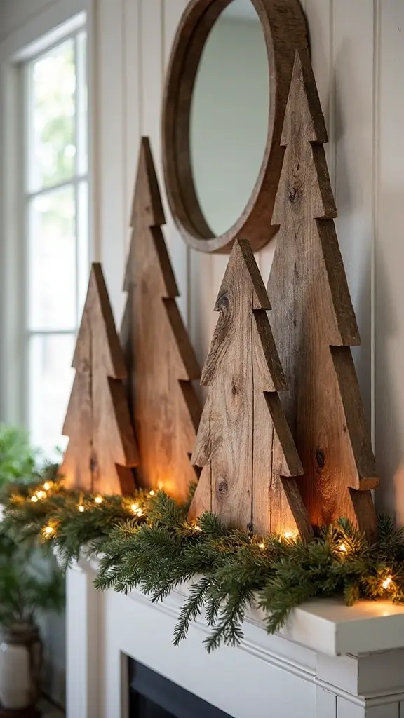 rustic reclaimed handcrafted christmas tree decor