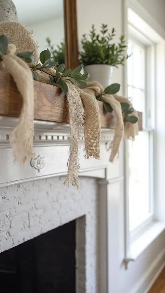 rustic refined farmhouse holiday garland