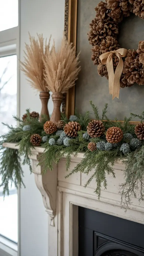 rustic vintage christmas nature decorations