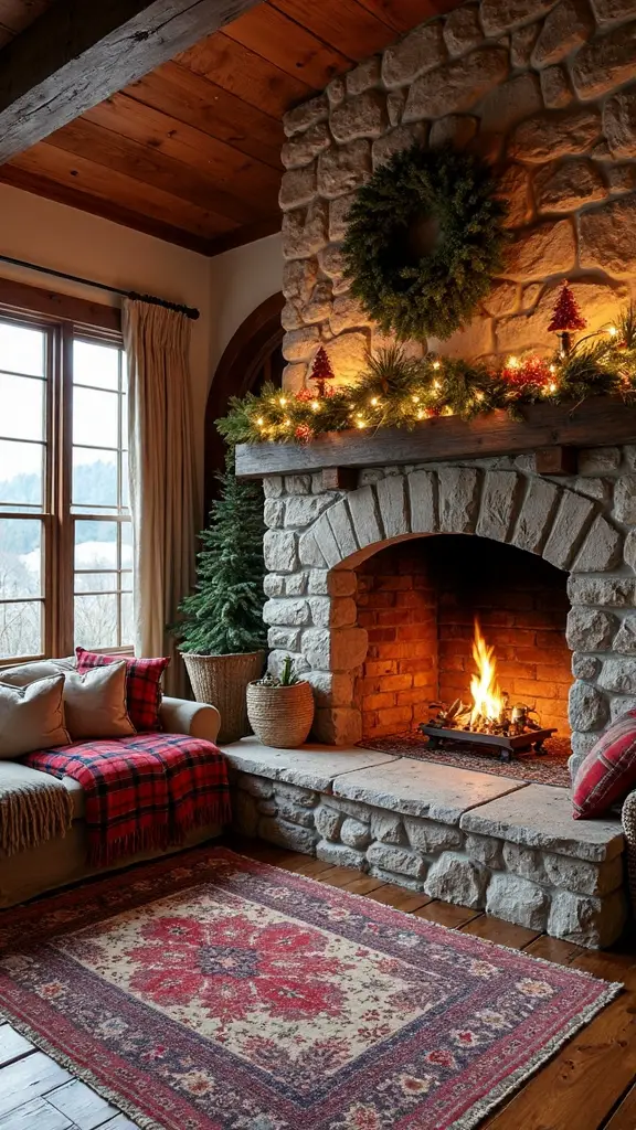 rustic warm festive christmas decor