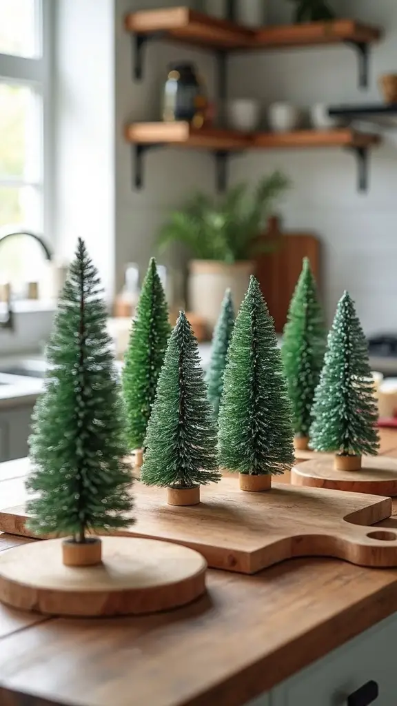 rustic wooden cutting board stands