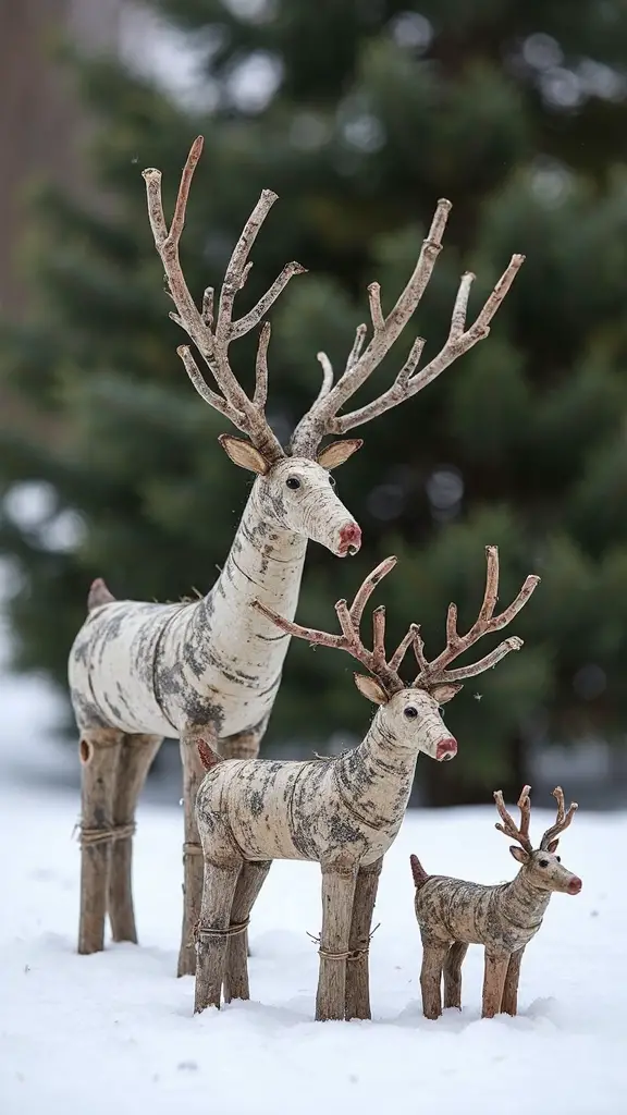 rustic woodland christmas decor