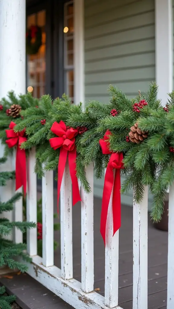 rustic woodland festive holiday garland