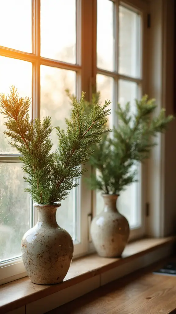 rustic woodland holiday centerpieces