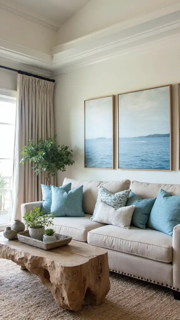 serene coastal sanctuary with organic textures