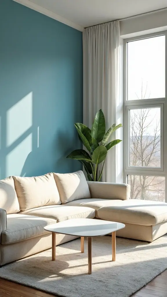 serene effortless sophisticated living room