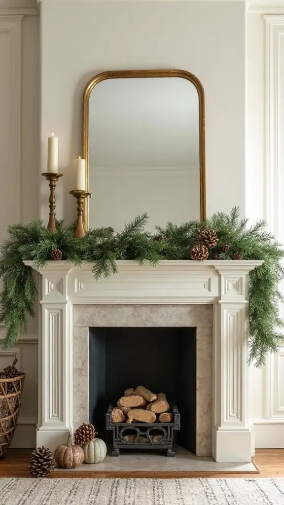 serene nature inspired farmhouse christmas decorations