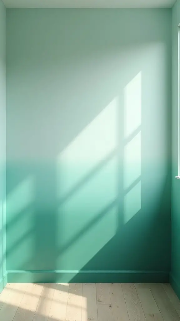 serene ocean inspired color gradient