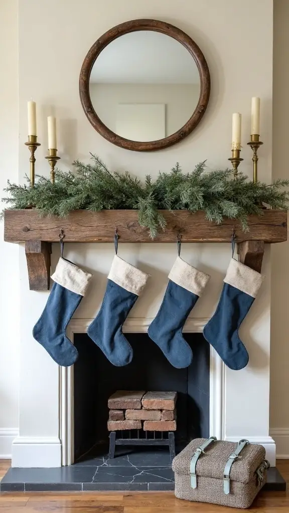 serene sophisticated farmhouse christmas decor
