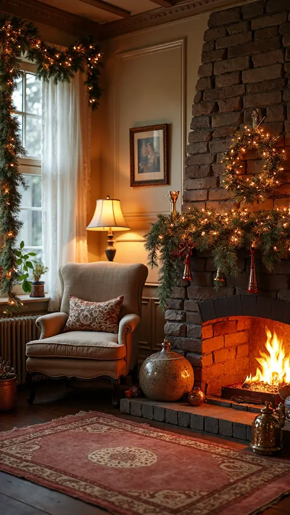 shimmering metallic christmas nostalgia