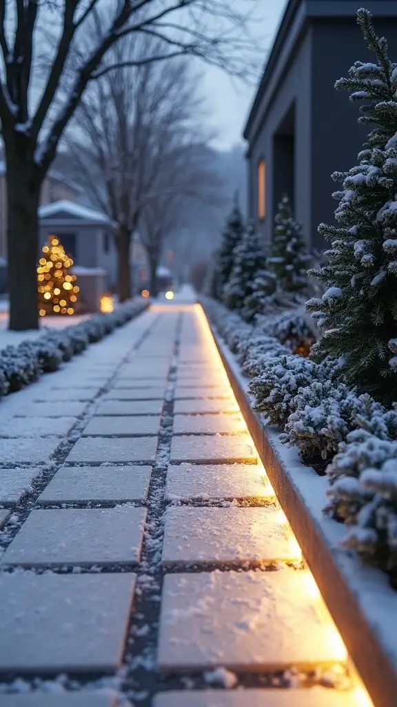sleek modular color changing pathway lighting