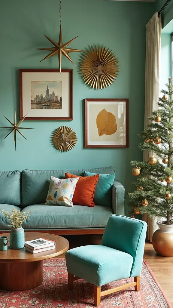 sleek sophisticated holiday decor style