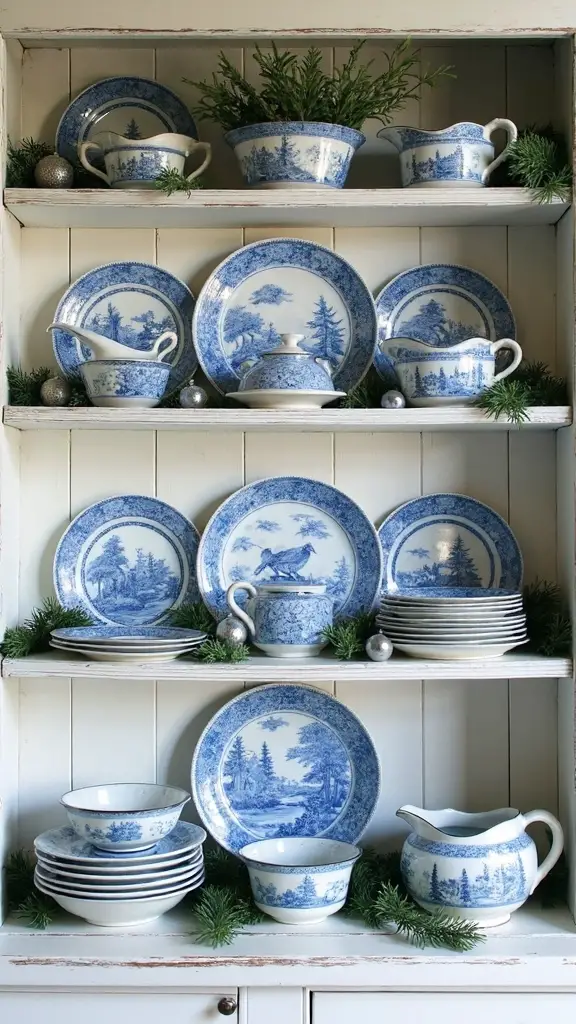 sophisticated farmhouse christmas tablescape