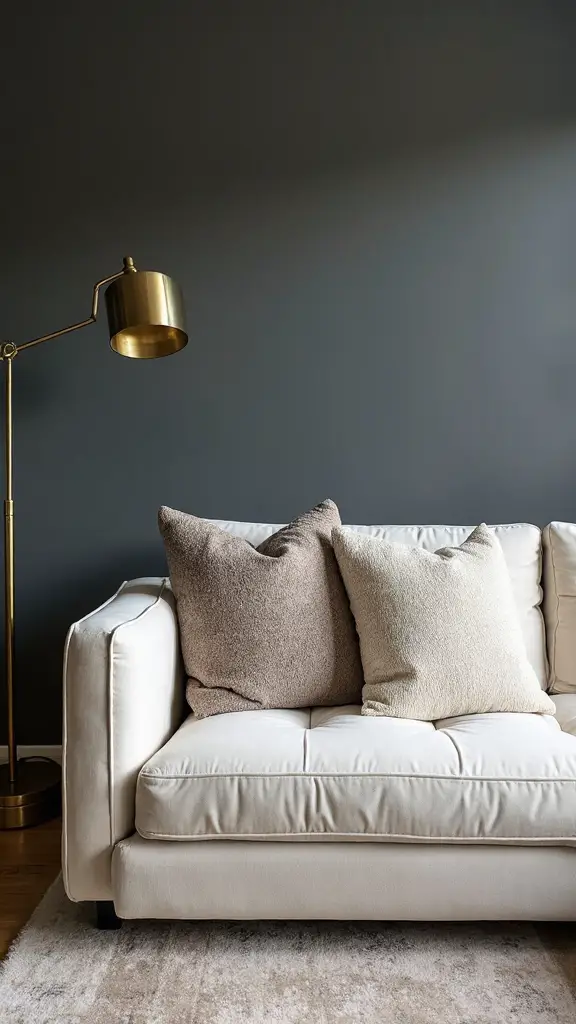 sophisticated grey accent wall transformation