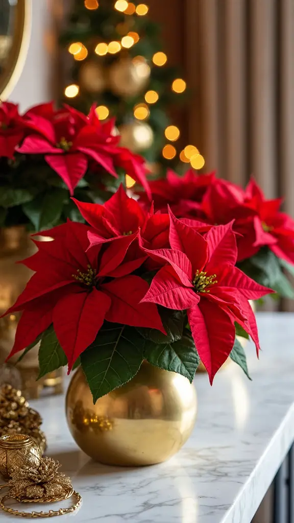 sophisticated holiday floral arrangements