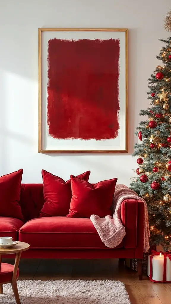 sophisticated metallic gold holiday wall art