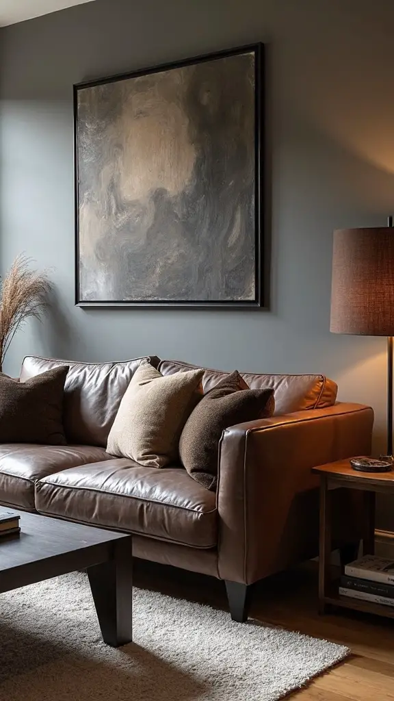 sophisticated mushroom grey and espresso drama