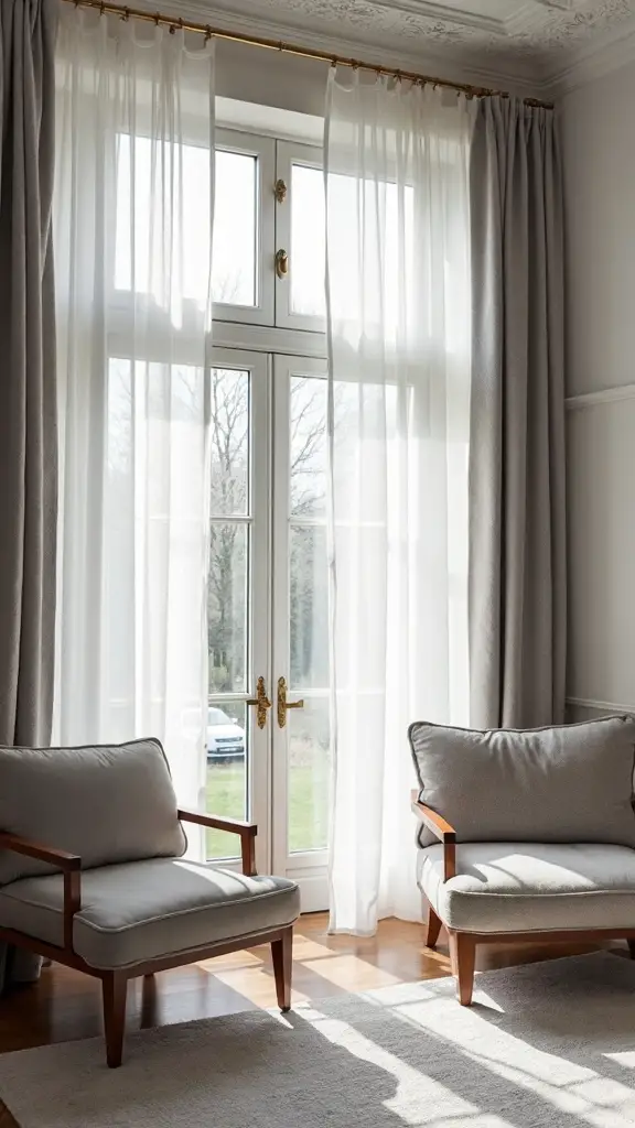 sophisticated privacy with natural light