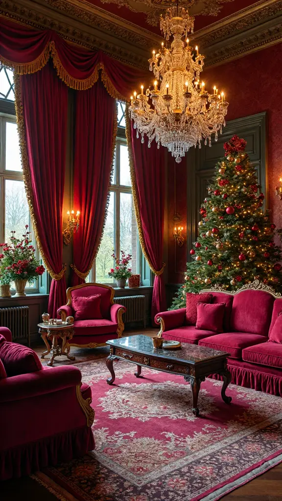 sophisticated victorian holiday opulence