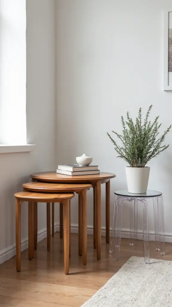 space saving multi functional nesting furniture