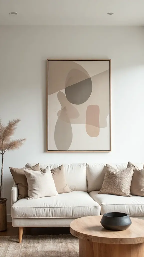 statement artwork for minimalist space