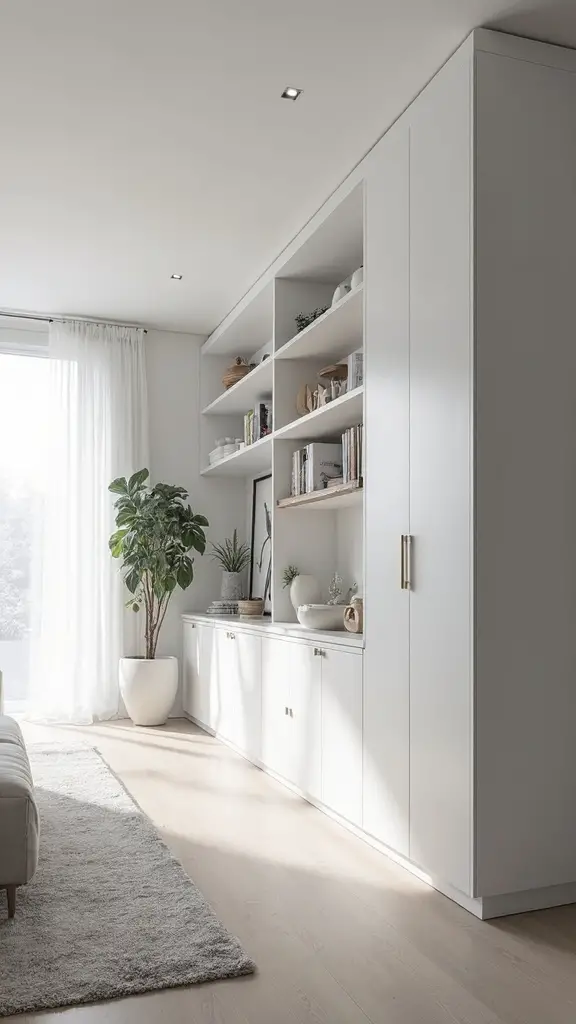 streamlined storage preserves minimalist charm