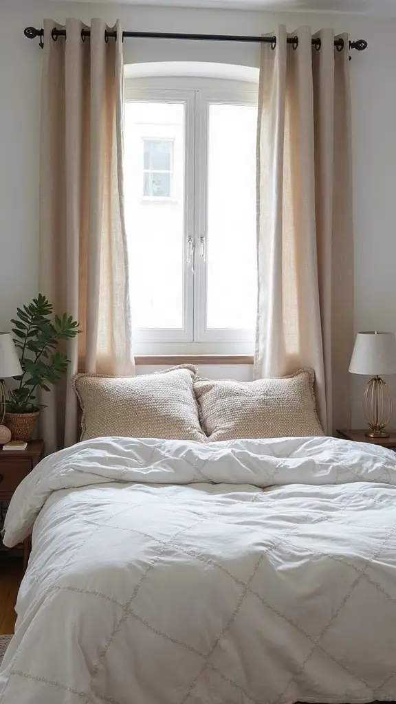 subtle textural patterns enhance minimalist space