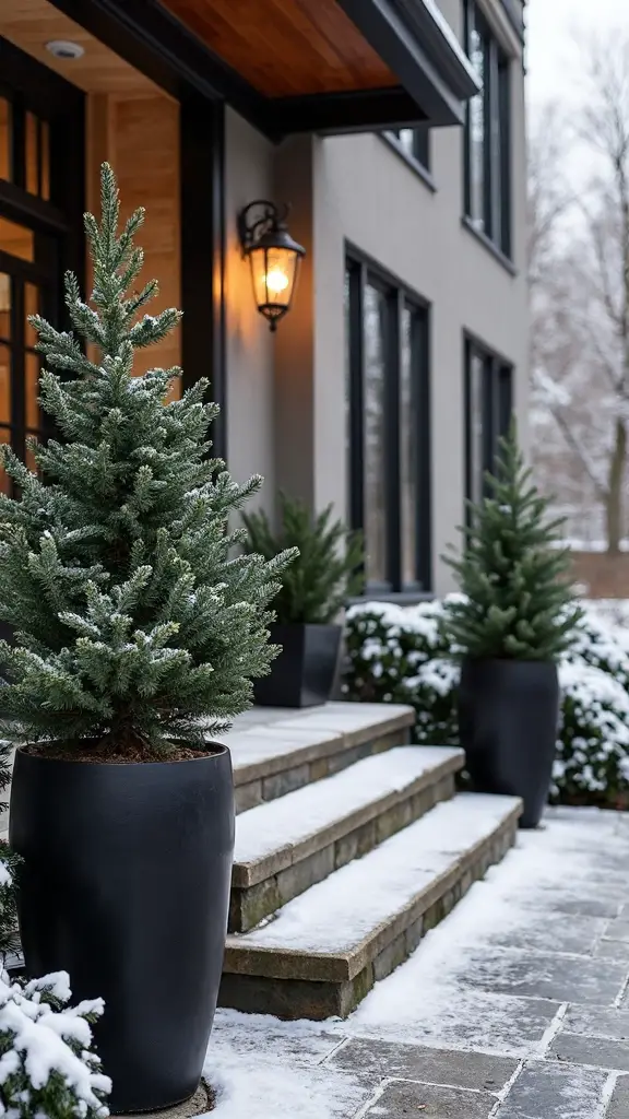 symmetrical layered complementary cohesive evergreen display