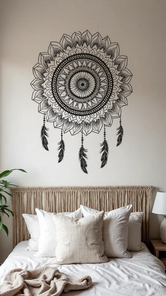 temporary boho chic removable wall decals