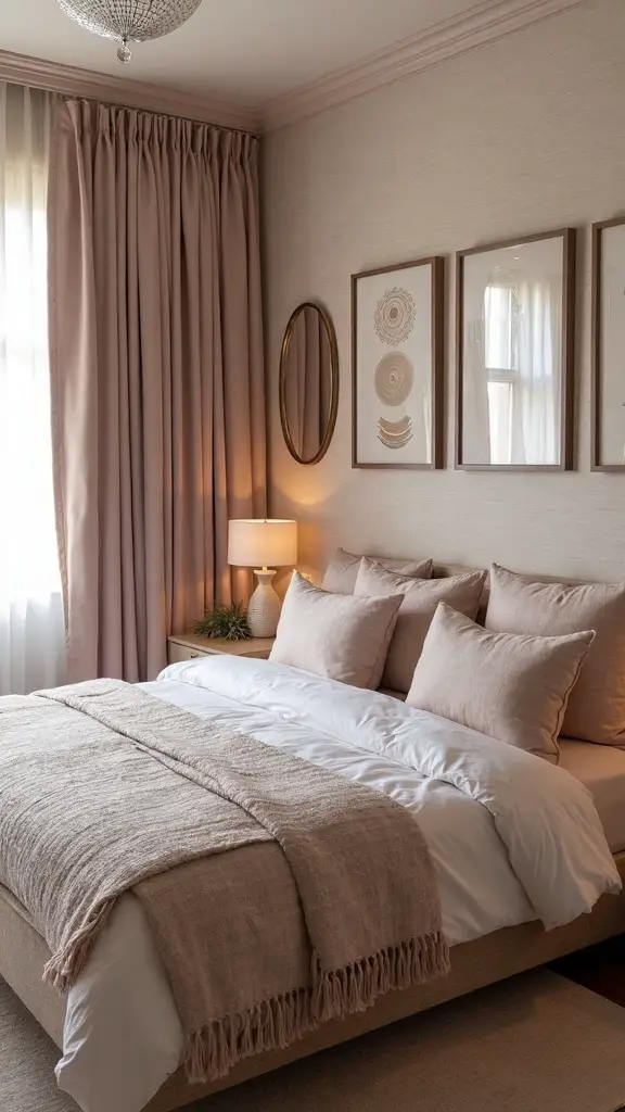 textured walls create spacious illusion