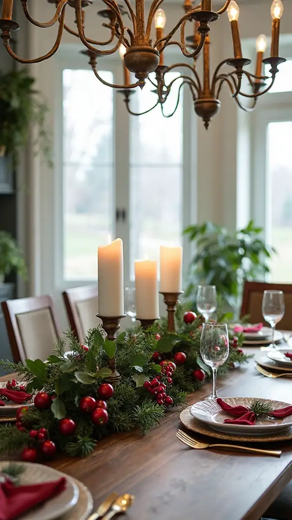 timeless elegant christmas centerpiece