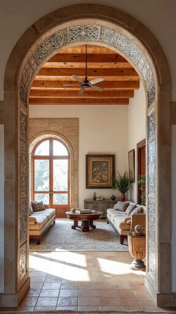 timeless mediterranean archway design elegance