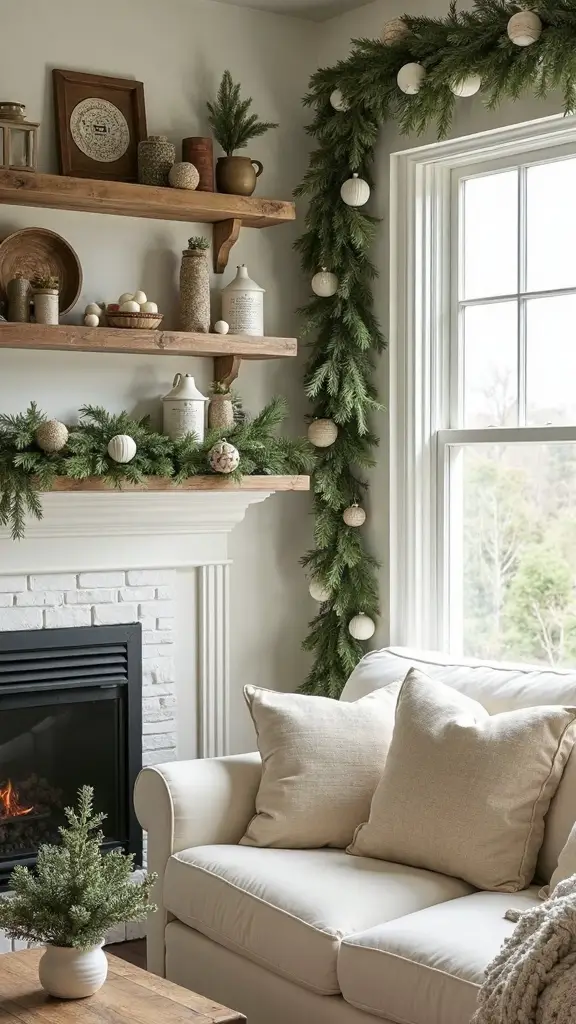 timeless rustic sophisticated farmhouse christmas decor